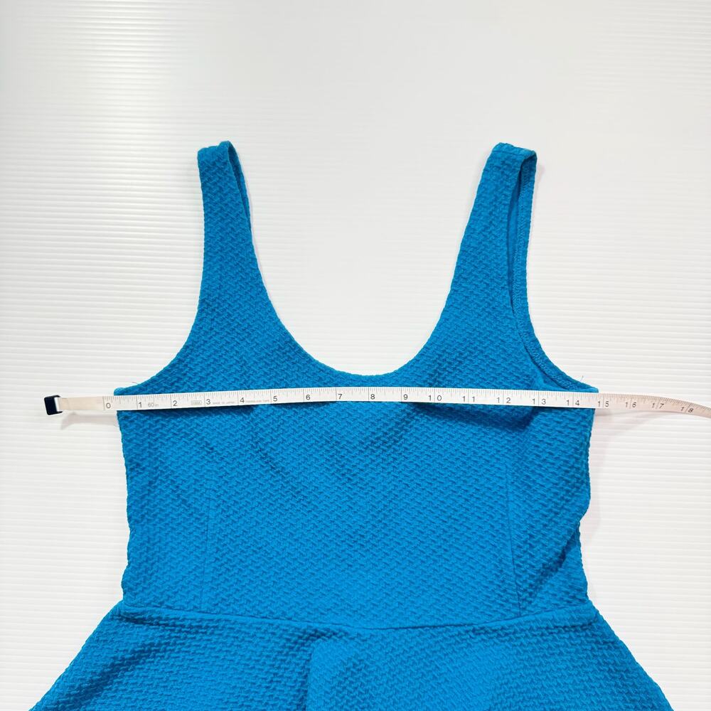 Ganni Peplum Top Women’s Small Blue Summer Dopamine Dressing Scandi Euro Coastal - Picture 8 of 13